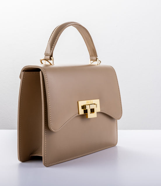 Beige Full-Grain