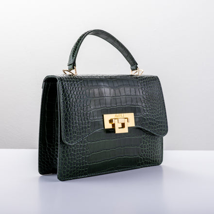 Dark Green Croco