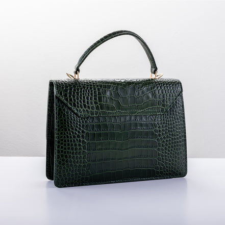 Dark Green Croco