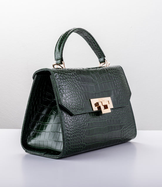 Dark Green Croco