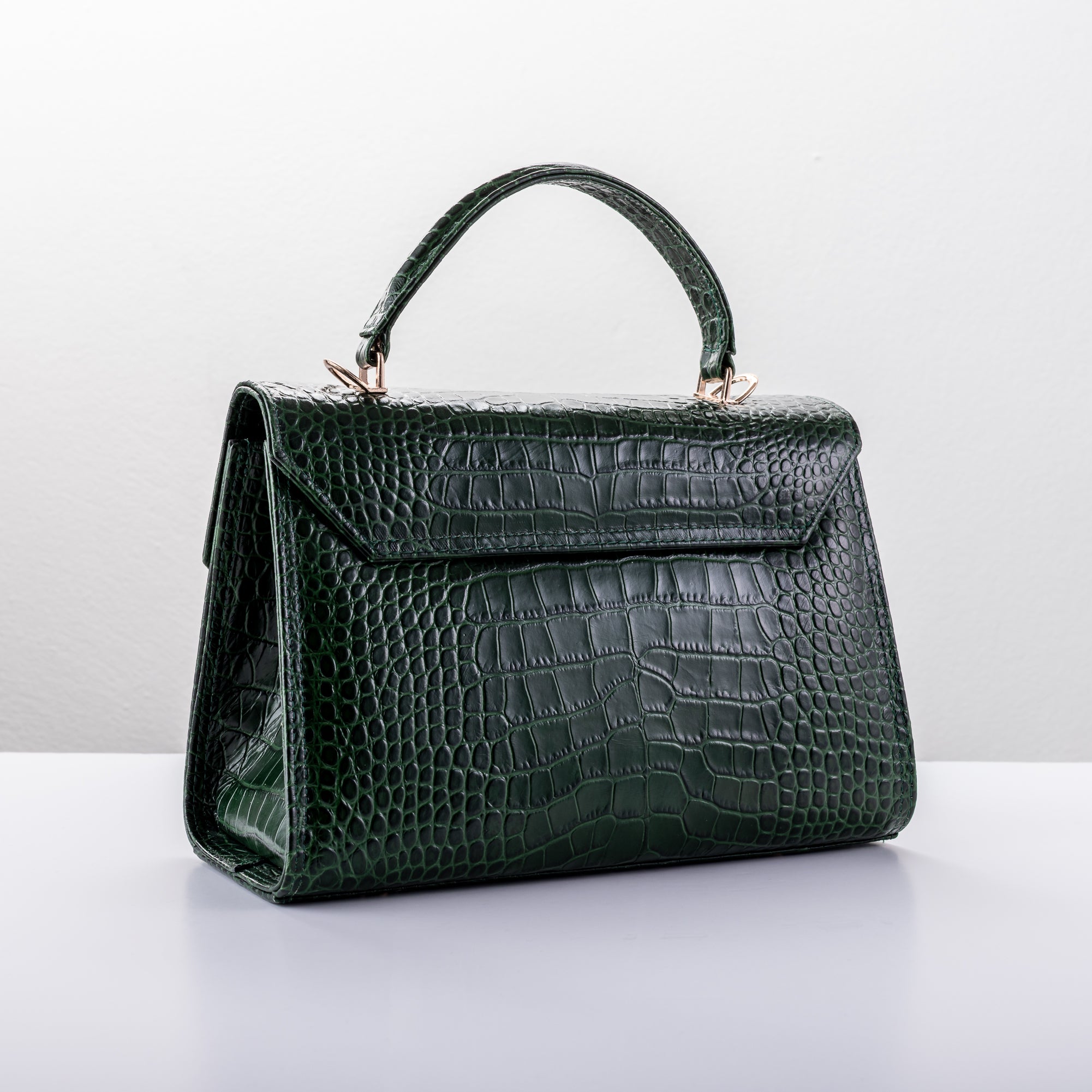 Dark Green-Croco