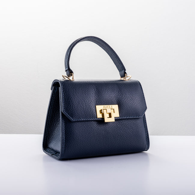 Navy Blue Full-Grain