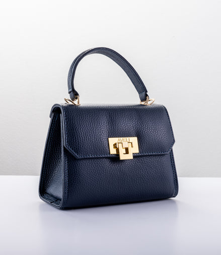 Navy Blue Full-Grain