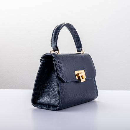 Navy Blue Full-Grain