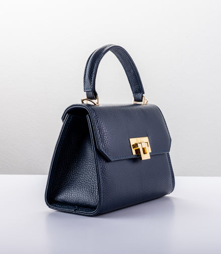 Navy Blue Full-Grain