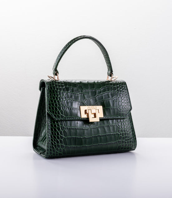 Dark Green Croco