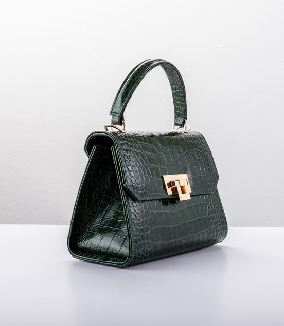 Dark Green Croco